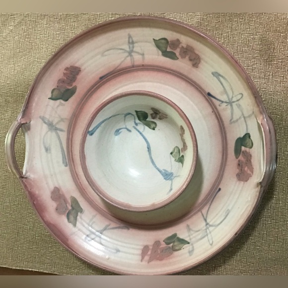 16” Pottery Platter by Texas Artist Benner Barclay - Picture 8 of 9